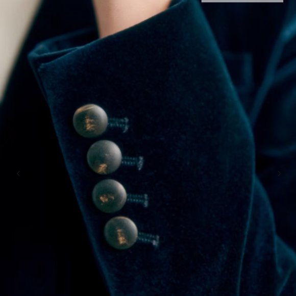 Sezane Christie Jacket - Slate Blue - size 2 - brand new - Picture 6 of 7